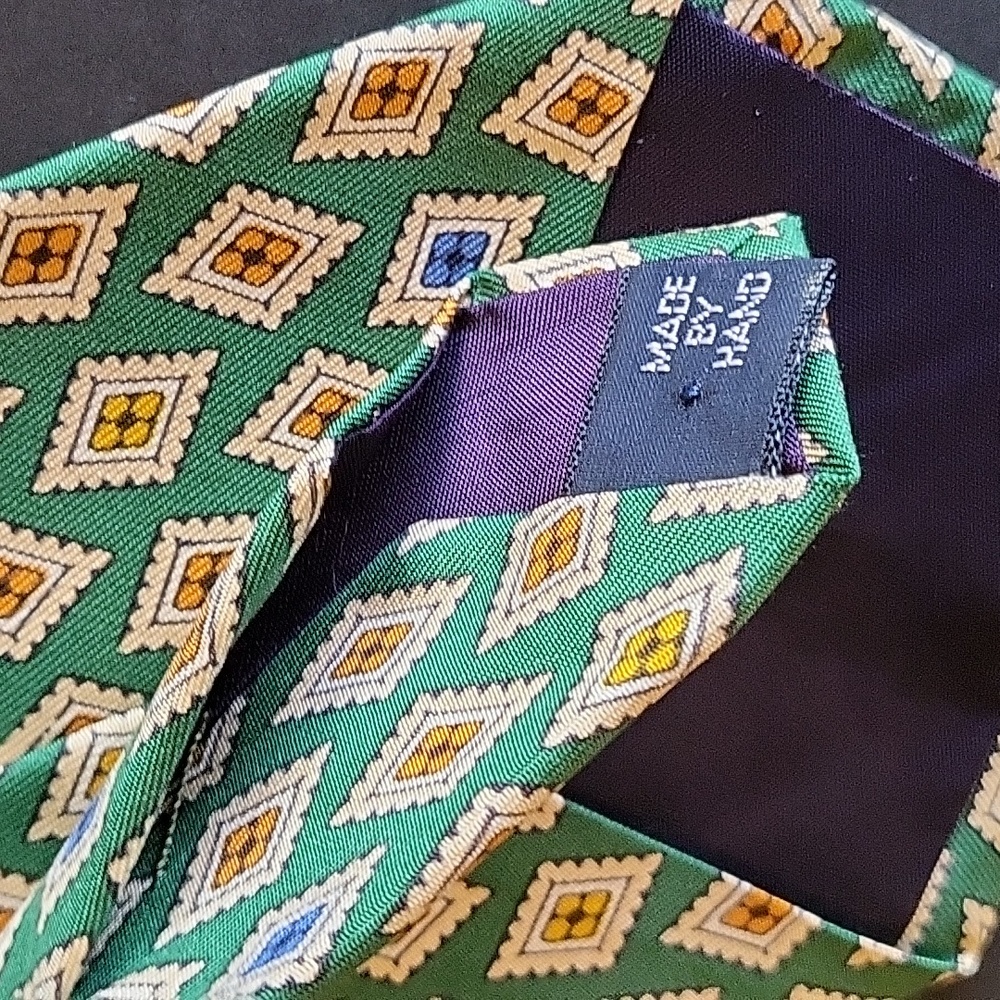 Men's Polo by Ralph Lauren Tie - (Vintage Item!) 100% Silk! - Picture 5 of 6